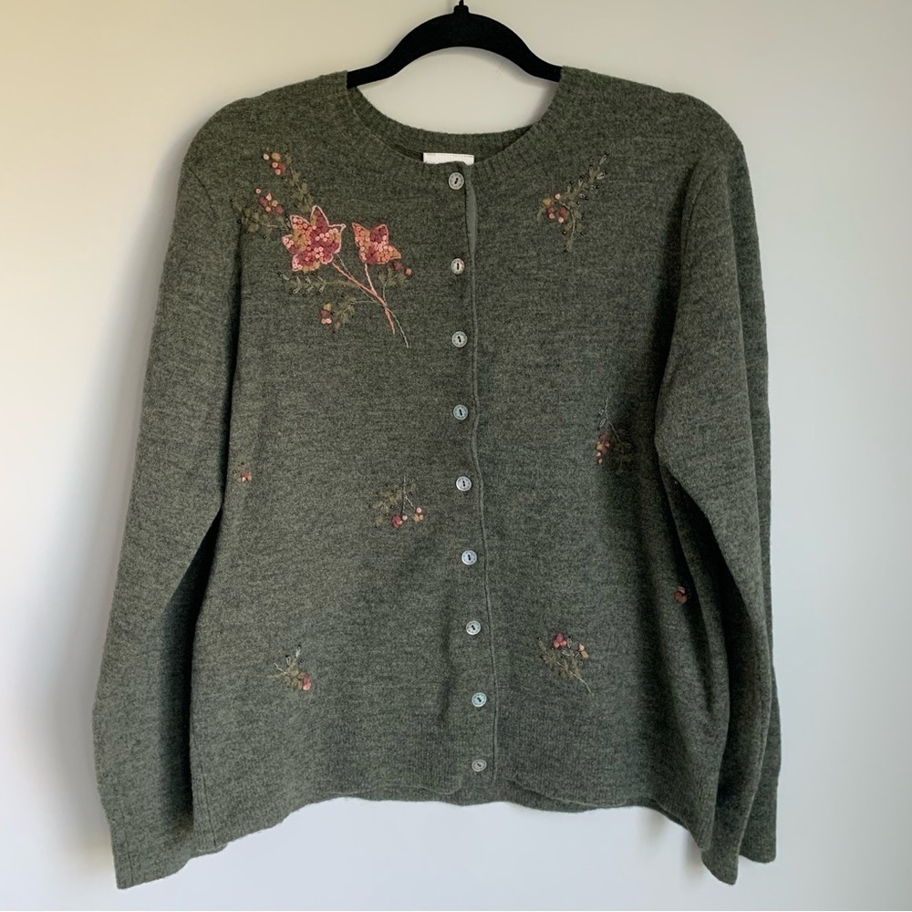 Vintage Koret Wool Blend Cardigan Sweater